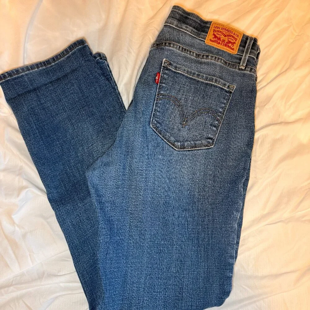 Levi’s 525 Perfect Waist Straight – Dark wash– Size 12 - Picture 1 of 4